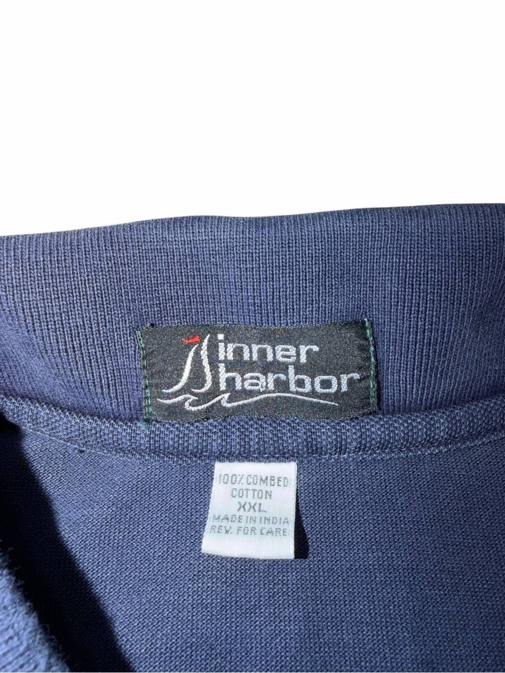 Vintage Cleveland Indians Inaugural Season 94 Inn Harbor Navy Polo Shirt - Picture 7 of 7